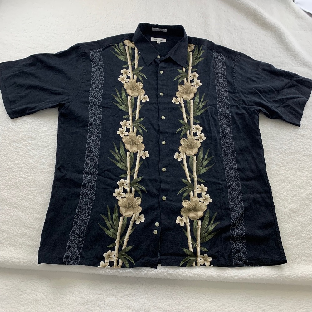 Pierre Cardin Mens 100% Rayon XL black